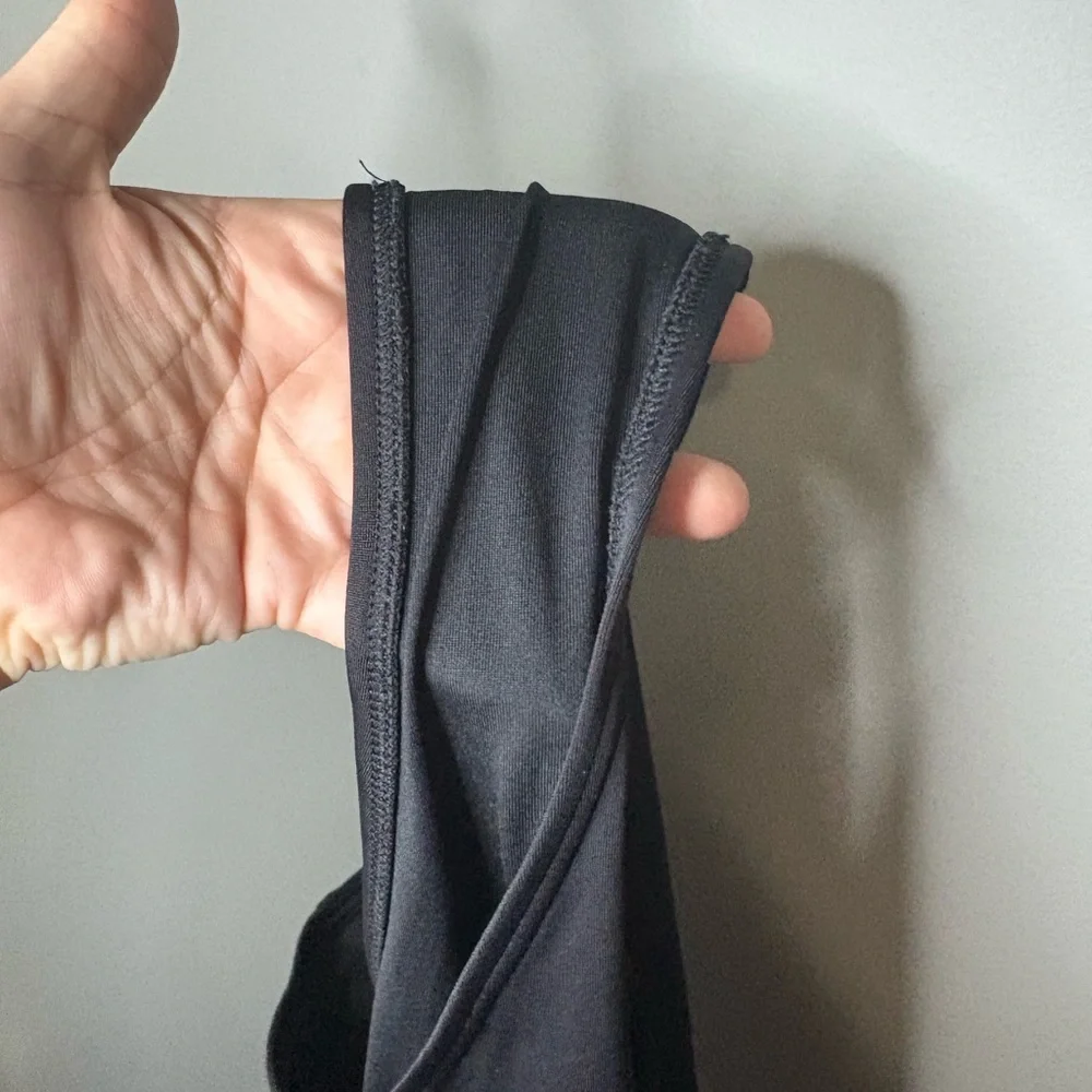 DKNY Black Mesh Panel One Piece Swimsuit | Size 14 | Chic Cutout - Picture 9 of 9